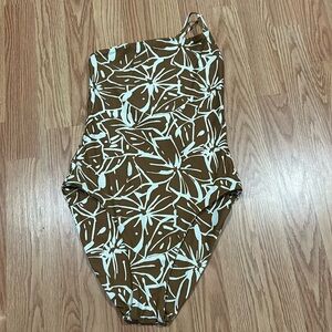 Madewell one shoulder swimsuit